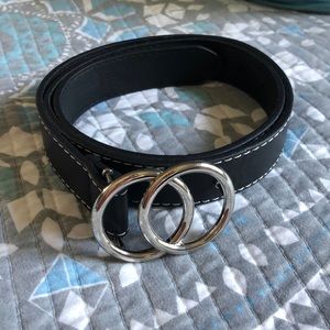 Black belt w/ silver buckle